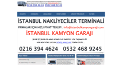 Desktop Screenshot of istanbulkamyongaraji.com